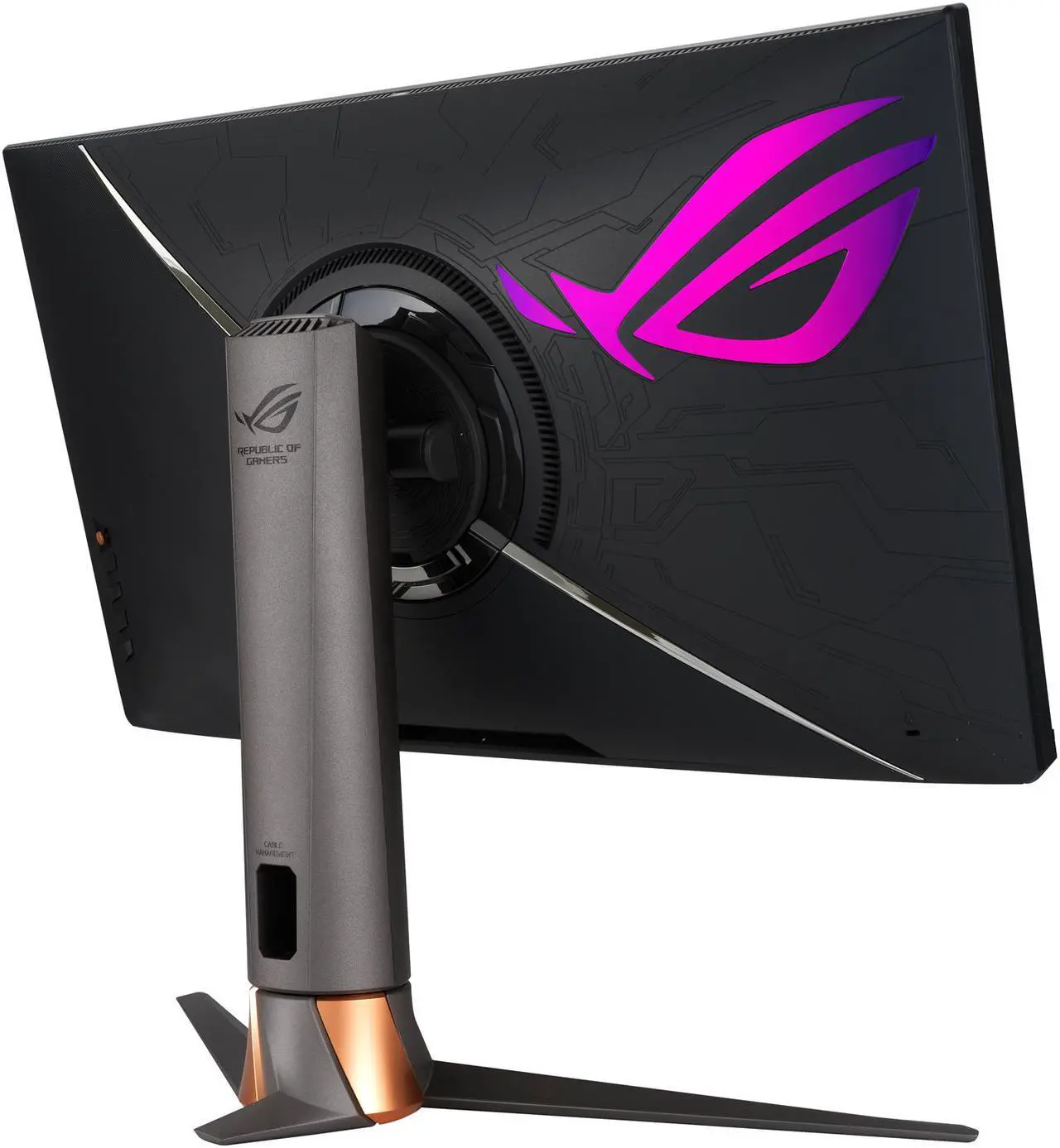 Alt view image 12 of 13 - ASUS ROG Swift 27" 1440P Gaming Monitor (PG279QM) - QHD (2560 x 1440), Fast IPS, 240Hz, 1ms, G-SYNC, NVIDIA Reflex Latency Analyzer, DisplayHDR400, Eye Care, HDMI, DisplayPort, USB, Height Adjustable