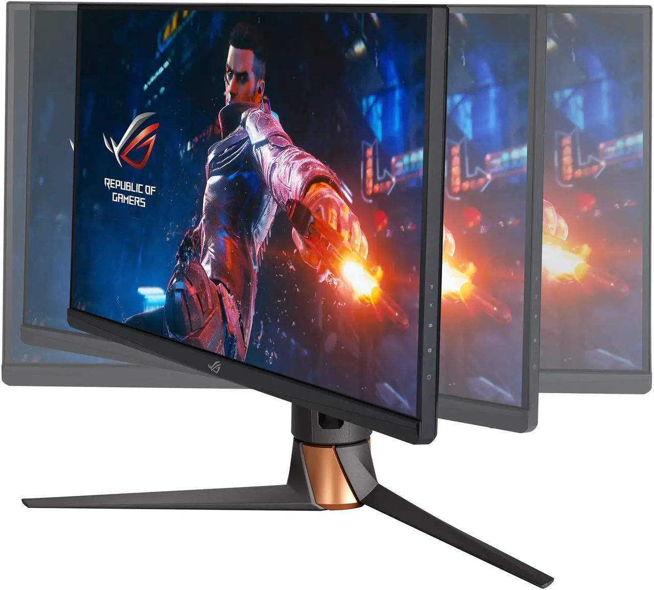 Alt view image 8 of 13 - ASUS ROG Swift 27" 1440P Gaming Monitor (PG279QM) - QHD (2560 x 1440), Fast IPS, 240Hz, 1ms, G-SYNC, NVIDIA Reflex Latency Analyzer, DisplayHDR400, Eye Care, HDMI, DisplayPort, USB, Height Adjustable