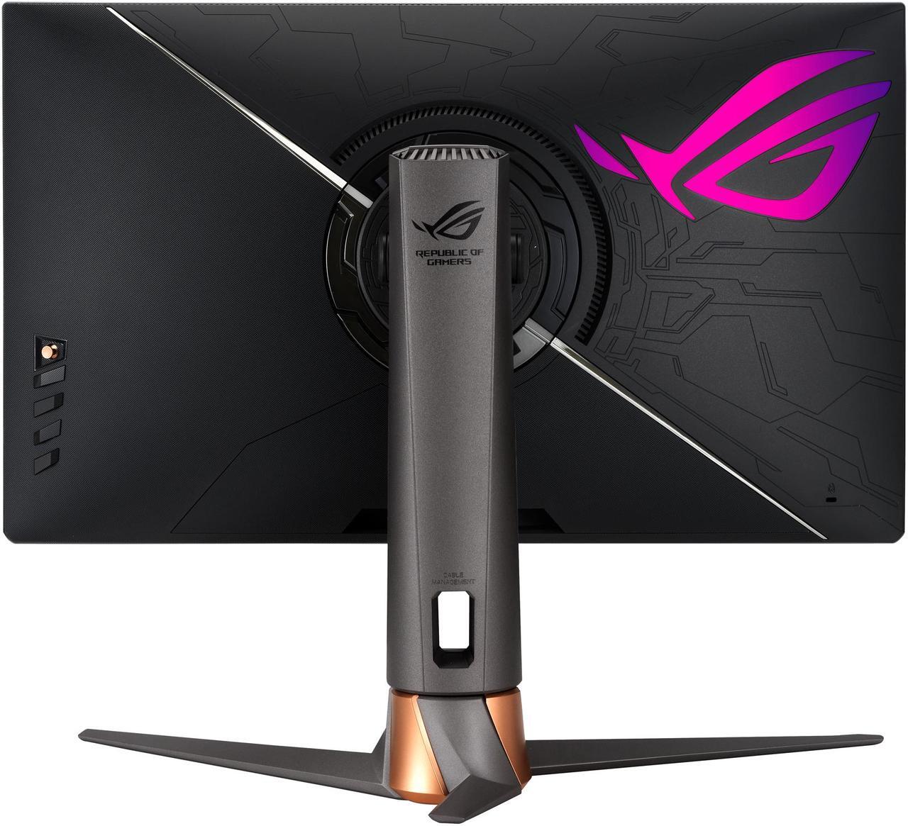 Alt view image 13 of 13 - ASUS ROG Swift 27" 1440P Gaming Monitor (PG279QM) - QHD (2560 x 1440), Fast IPS, 240Hz, 1ms, G-SYNC, NVIDIA Reflex Latency Analyzer, DisplayHDR400, Eye Care, HDMI, DisplayPort, USB, Height Adjustable