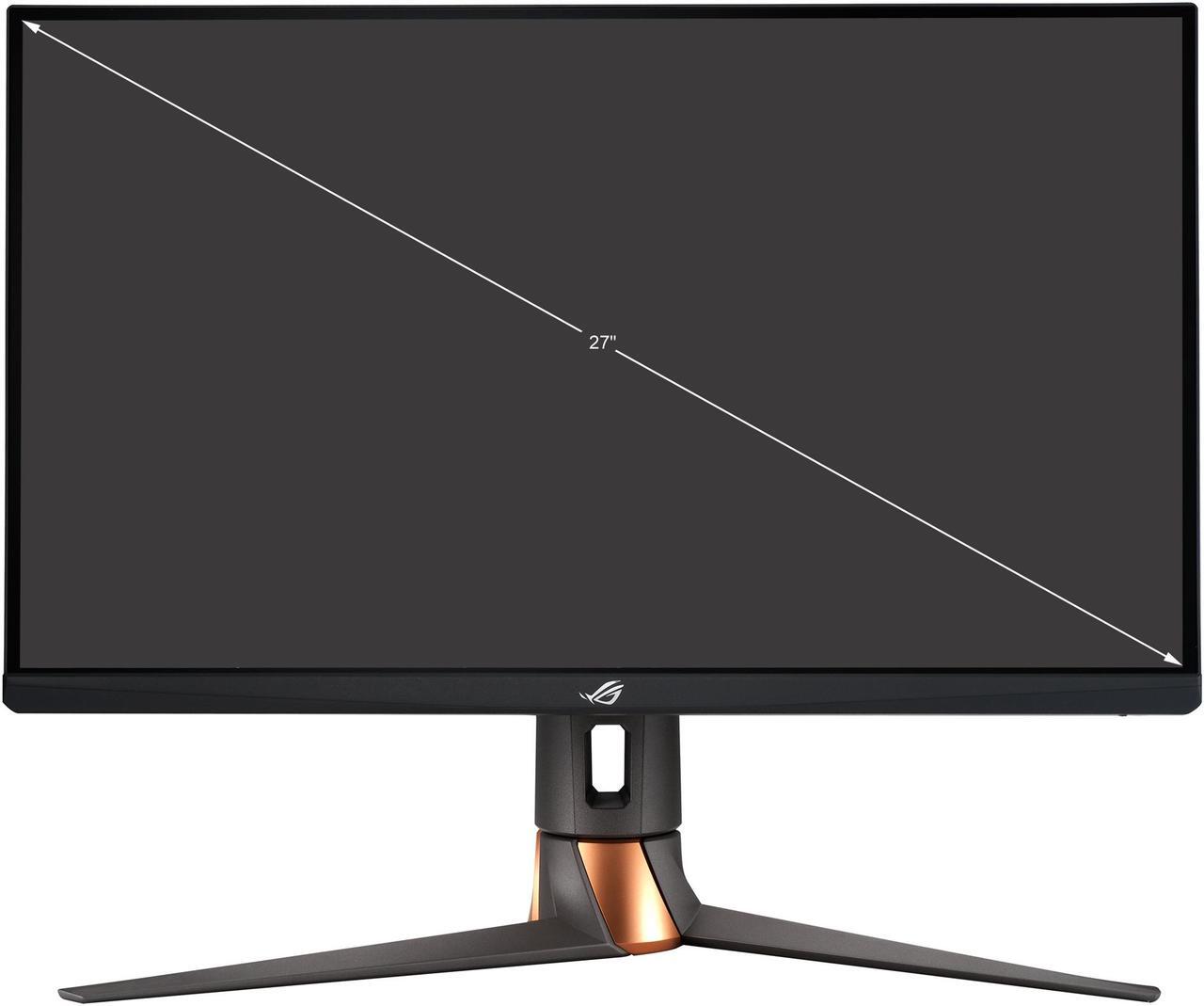 Alt view image 2 of 13 - ASUS ROG Swift 27" 1440P Gaming Monitor (PG279QM) - QHD (2560 x 1440), Fast IPS, 240Hz, 1ms, G-SYNC, NVIDIA Reflex Latency Analyzer, DisplayHDR400, Eye Care, HDMI, DisplayPort, USB, Height Adjustable
