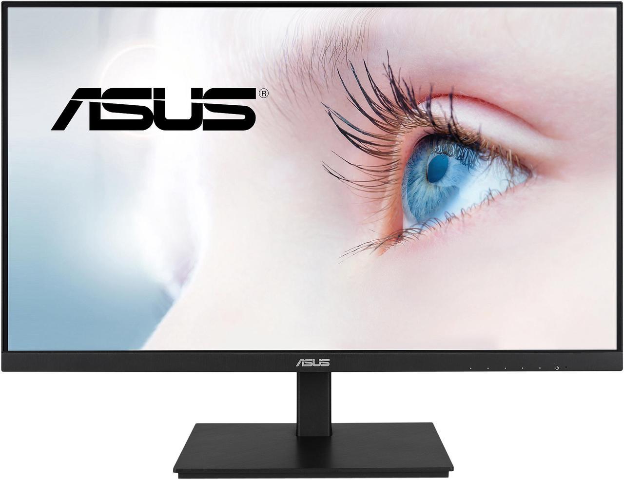 ASUS 24" 75Hz IPS Full HD monitor Adaptive-Sync, 1920 x 1080, Low Blue Light, Flicker Free, Speakers, VESA, Frameless, HDMI, DisplayPort, VGA, USB Hub, Height Adjustable VA24DQSB (23.8" Viewable)