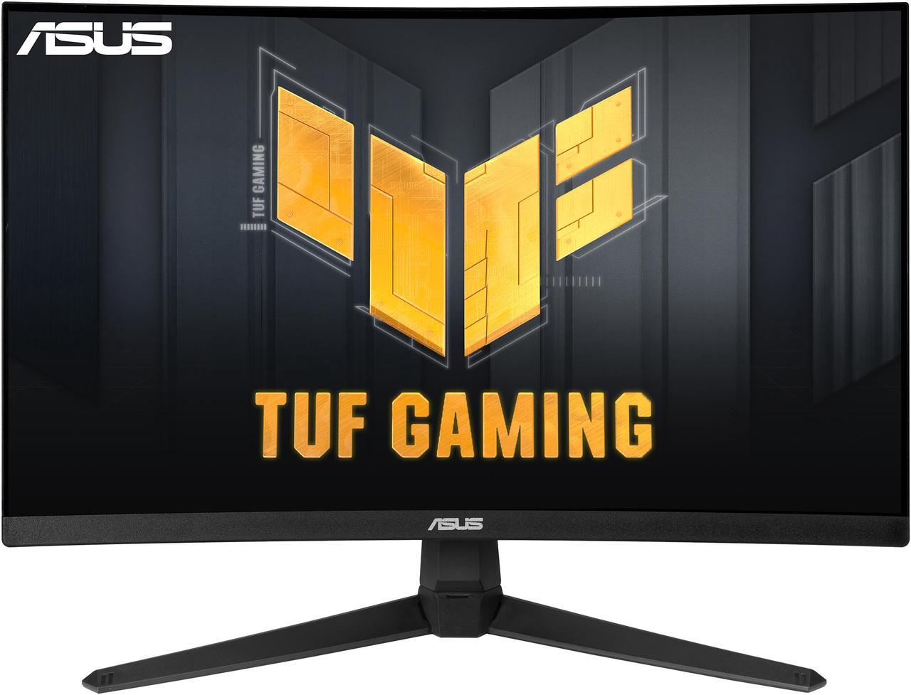 ASUS TUF Gaming 24" (23.8" viewable) 1080P Curved Gaming Monitor (VG24VQ1B) - Full HD, 165Hz (Supports 144Hz), 1ms, Extreme Low Motion Blur, Speakers, Adaptive-sync/FreeSync Premium, Eye Care, DisplayPort, HDMI