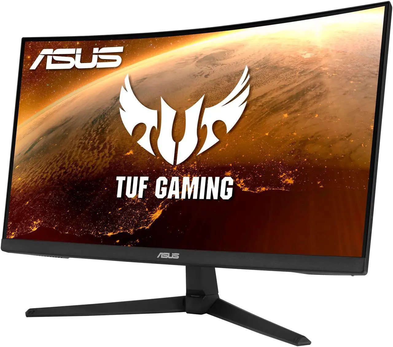Alt view image 4 of 10 - ASUS TUF Gaming 24" (23.8" viewable) 1080P Curved Gaming Monitor (VG24VQ1B) - Full HD, 165Hz (Supports 144Hz), 1ms, Extreme Low Motion Blur, Speakers, Adaptive-sync/FreeSync Premium, Eye Care, DisplayPort, HDMI
