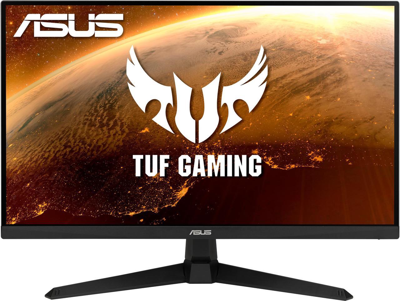 ASUS TUF Gaming 27" 1080P Gaming Monitor (VG277Q1A) - Full HD, 165Hz (Supports 144Hz), 1ms, Extreme Low Motion Blur, FreeSync Premium, Shadow Boost, Eye Care, HDMI, DisplayPort, Tilt Adjustable