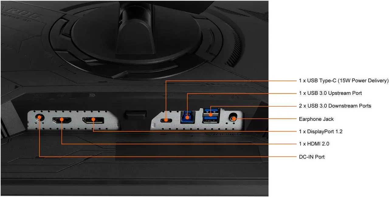 Alt view image 7 of 10 - ASUS ROG Strix 23.8" 1080P HDR Gaming Monitor (XG249CM) - Full HD, IPS, 270Hz, 1ms, Extreme Low Motion Blur Sync, FreeSync Premium, 105% sRGB, Eye Care, USB-C, DisplayPort, HDMI, Height Adjustable, 270hz IPS,