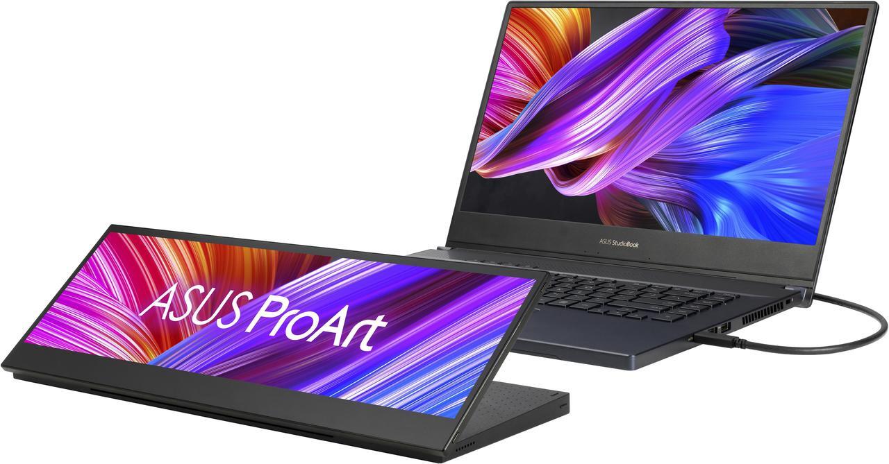 Alt view image 8 of 19 - ASUS PA147CDV ProArt Display 14” Portable Touch Screen  32:9 (1920 x 550), IPS, 100% sRGB, Color Accuracy ?E < 2, Calman Verified, USB-C, Control Panel, MPP2.0 Pen support Adobe Suite Shortcut Monitor