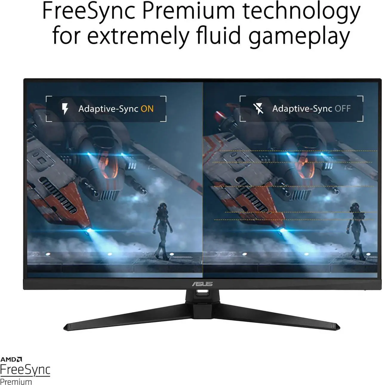 Alt view image 5 of 15 - ASUS TUF Gaming 31.5” 1440P HDR Monitor (VG32AQA1A) - QHD (2560 x 1440), 170Hz, 1ms, Extreme Low Motion Blur, FreeSync Premium, DisplayPort, HDMI, HDR-10, Shadow Boost, VESA Wall Mountable