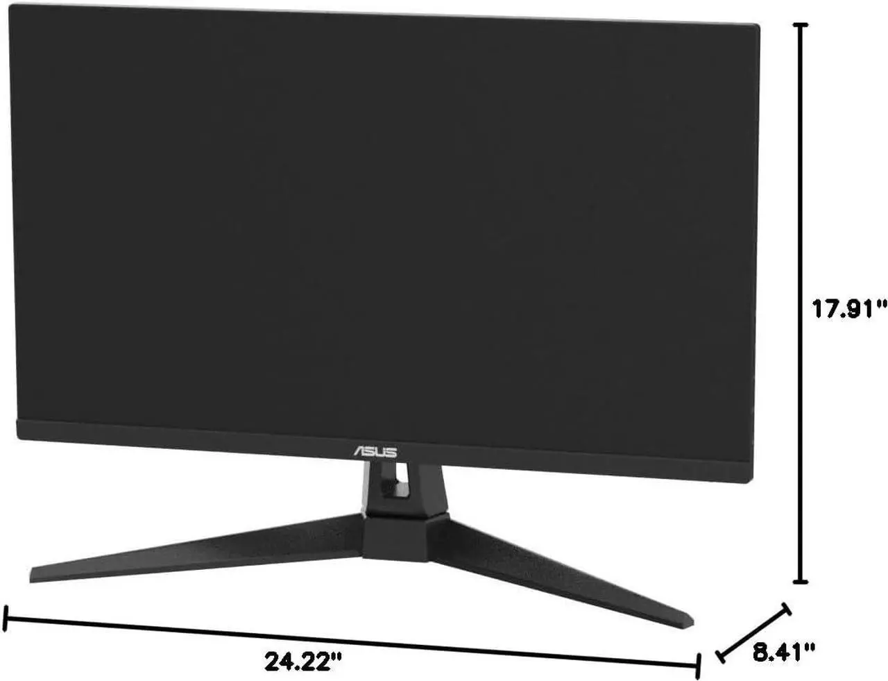 Alt view image 10 of 10 - ASUS 27" 170Hz WQHD (2560 x 1440) Gaming Monitor 1ms Freesync Premium™– Overclock to Extreme Low Motion Blur™, Shadow Boost, HDR, DisplayWidget Lite TUF Gaming VG27AQA1A (above 144Hz)