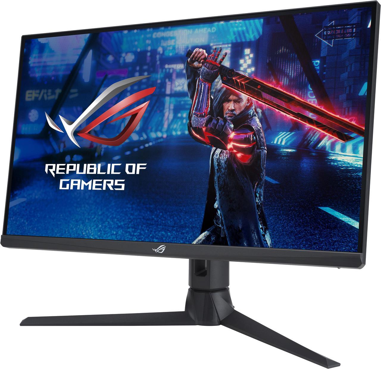 Alt view image 4 of 10 - ASUS ROG Strix 27" 1440P Gaming Monitor (XG27AQMR) - 27", QHD (2560 x 1440), Fast IPS, 300Hz, 1ms, G-SYNC Compatible, FreeSync Premium Pro, Extreme Low Motion Blur Sync, DisplayPort, DisplayHDR 600