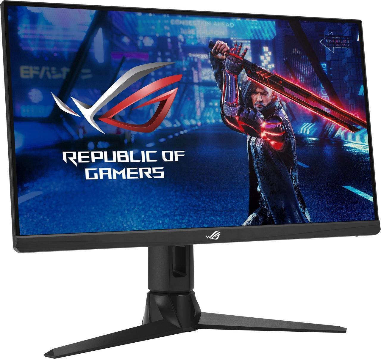 Alt view image 4 of 8 - ASUS ROG Strix 380Hz 25" (24.5" Viewable) 1080P HDR eSports Gaming Monitor (XG259QN) - Full HD, 0.3ms, Fast IPS, FreeSync Premium, ELMB Sync, DisplayPort, HDMI, USB Hub, DisplayHDR 400