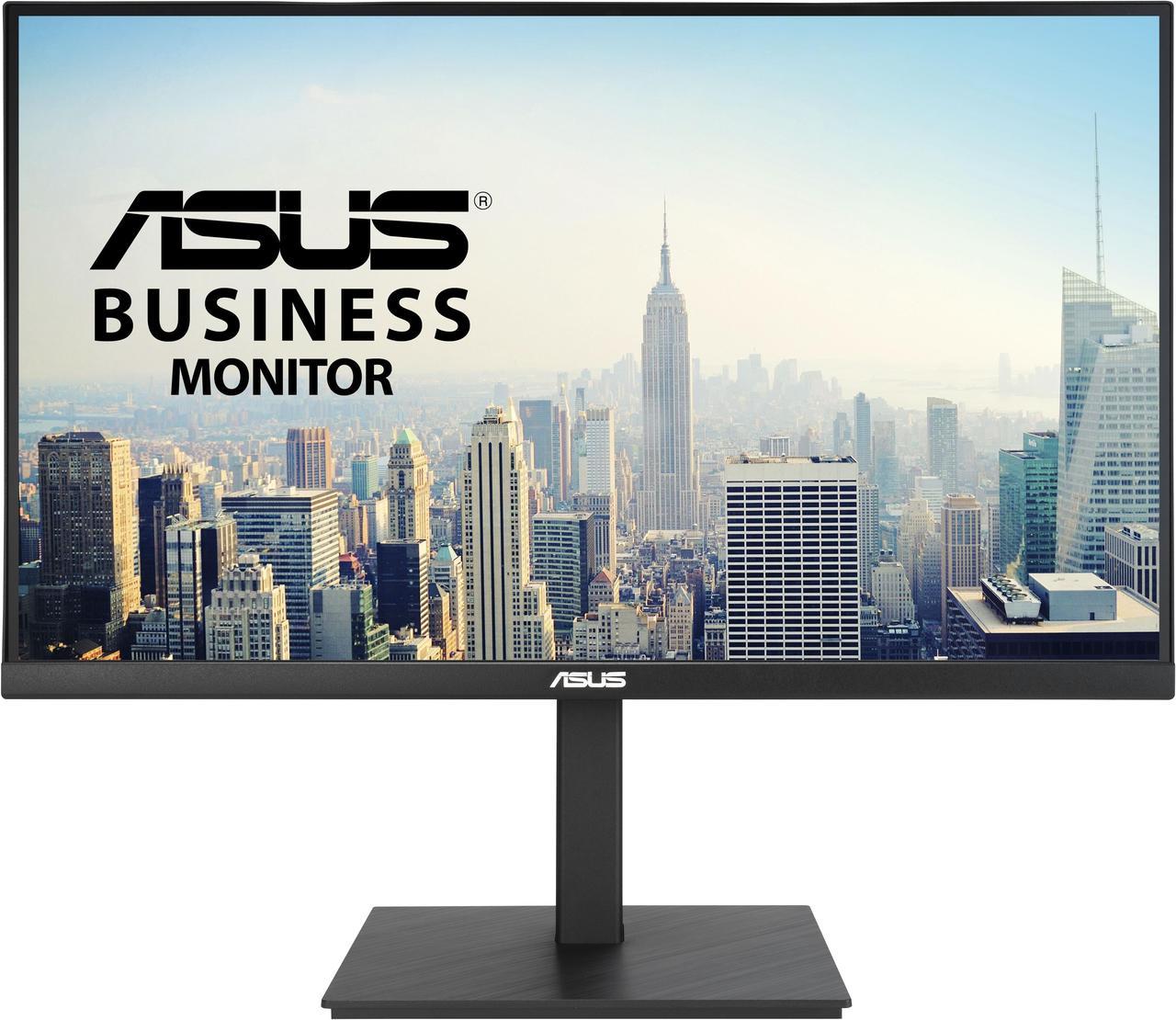 ASUS 27" 4K Business Monitor (VA27UQSB) - UHD (3840 x 2160), IPS, Frameless, HDR10, DisplayPort, Dual HDMI, Speakers, Eye Care, Ergonomic, Pivot, Swivel, Height Adjustable, DisplayWidget