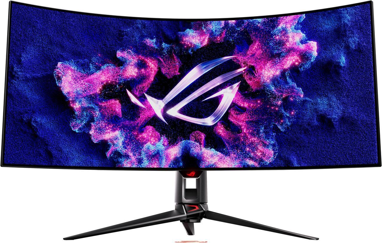 ASUS ROG Swift 39" Ultrawide 800R Curved OLED Gaming Monitor (PG39WCDM) - 21:9 (3440x1440), 240Hz, 0.03ms, G-SYNC Compatible, Custom Heatsink, Smart KVM, 90W USB-C, DisplayWidget