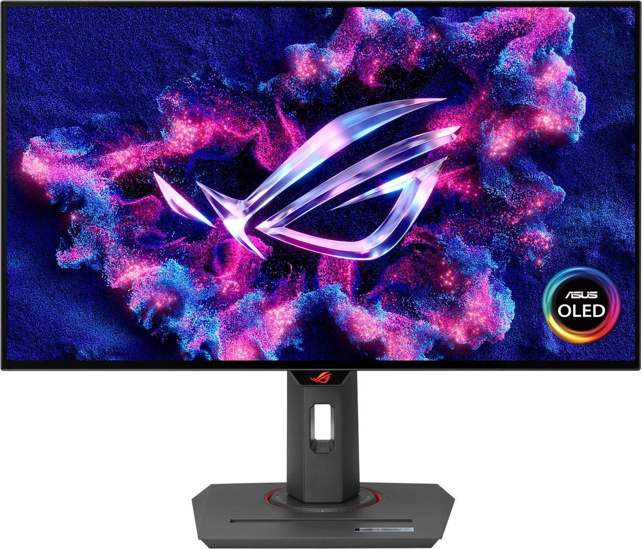 ASUS ROG Strix 27” 1440P OLED Gaming Monitor (XG27AQDMG) - Glossy WOLED panel, 240 Hz, 0.03 ms, OLED Anti-flicker, ASUS OLED Care, G-SYNC® compatible, 99% DCI-P3, and DisplayWidget Center