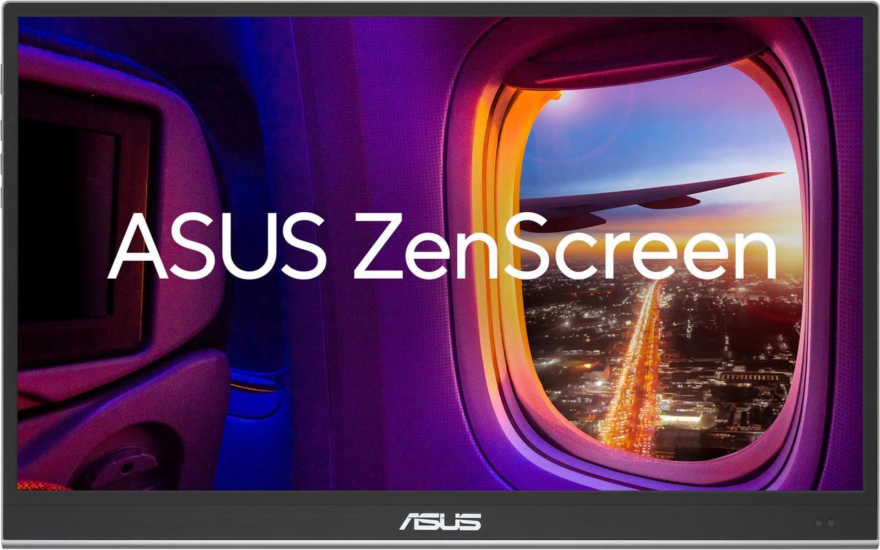 ASUS ZenScreen 16" OLED USB-C portable monitor (MQ16AHE) - Full HD, 100% DCI-P3, 1ms, HDR-10, Mini HDMI, Eye Care, Proximity Sensor, 360° kickstand, Compatible with Laptops, Smartphones