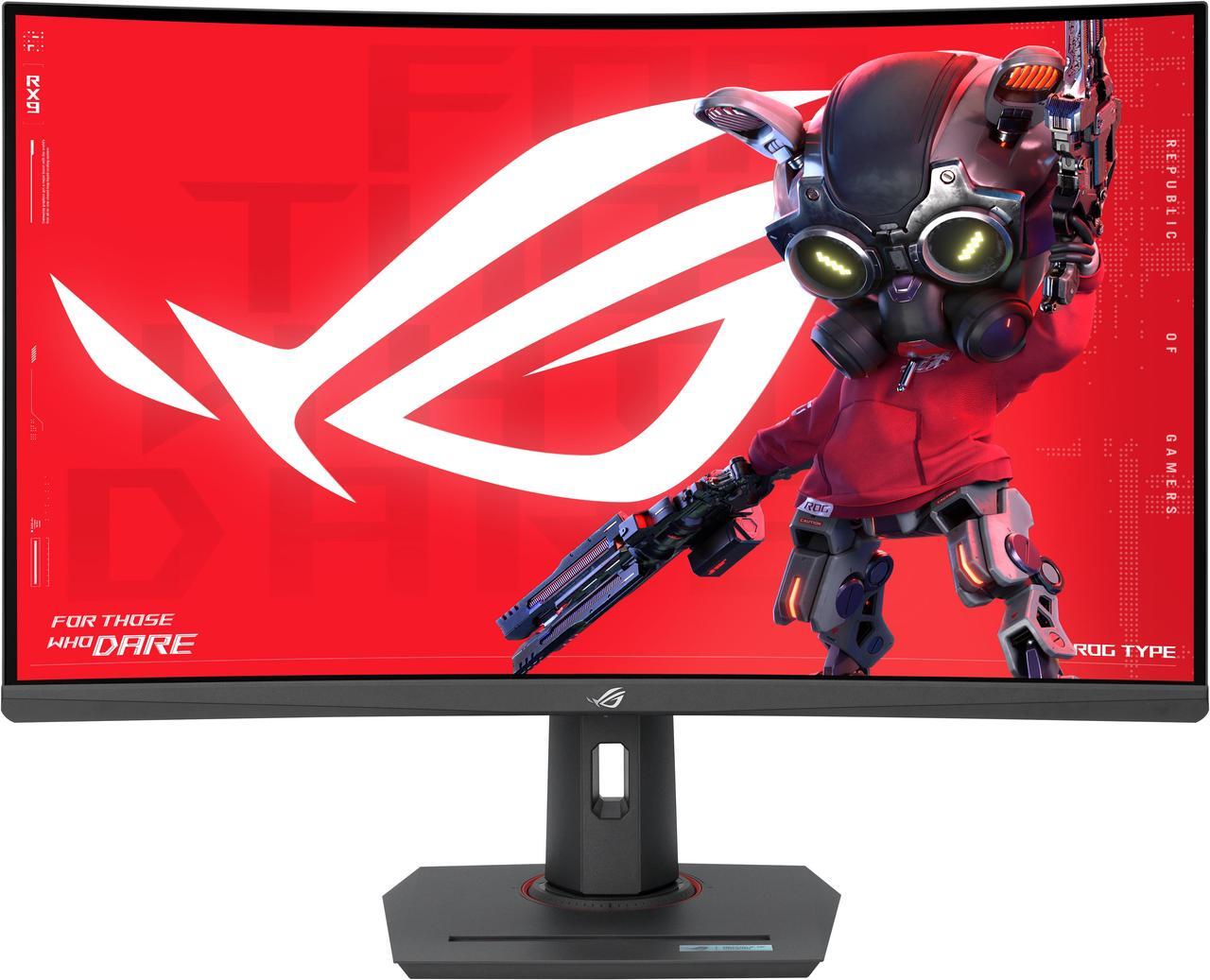 Main image of ASUS ROG Strix 32" 1440P USB-C Curved HDR Gaming Monitor (XG32WCS) - QHD, 180Hz, 1ms, Fast VA, Extreme Low Motion Blur Sync, FreeSync, DisplayWidget, Tripod Socket, AI Technology