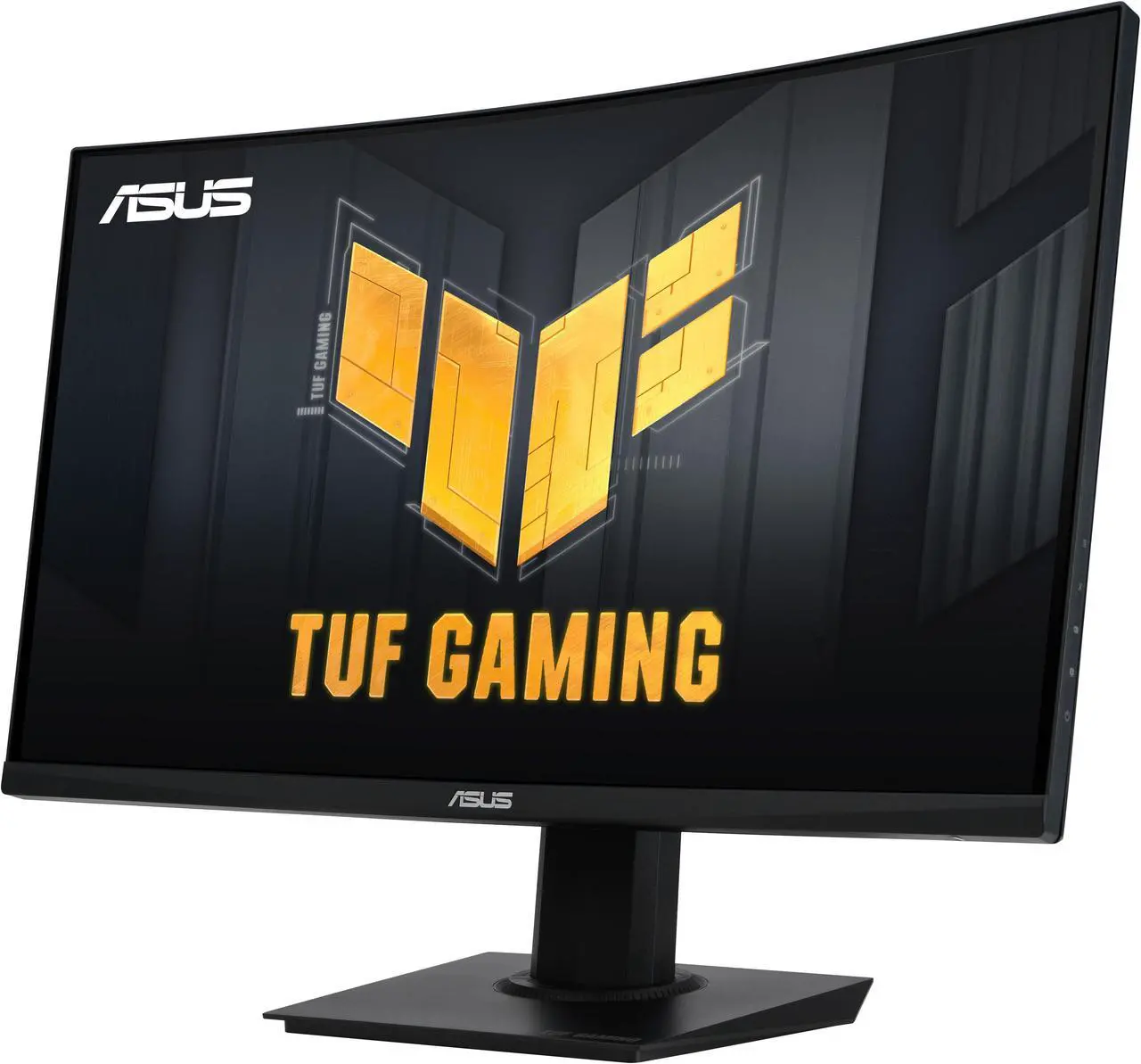 Alt view image 3 of 7 - ASUS TUF Gaming 24" (23.6" viewable) Curved Monitor (VG24VQER) - FHD, 180Hz, 1ms, DCI-P3 90%, Extreme Low Motion Blur Sync, FreeSync, Shadow Boost, Eye Care, DisplayWidget Center