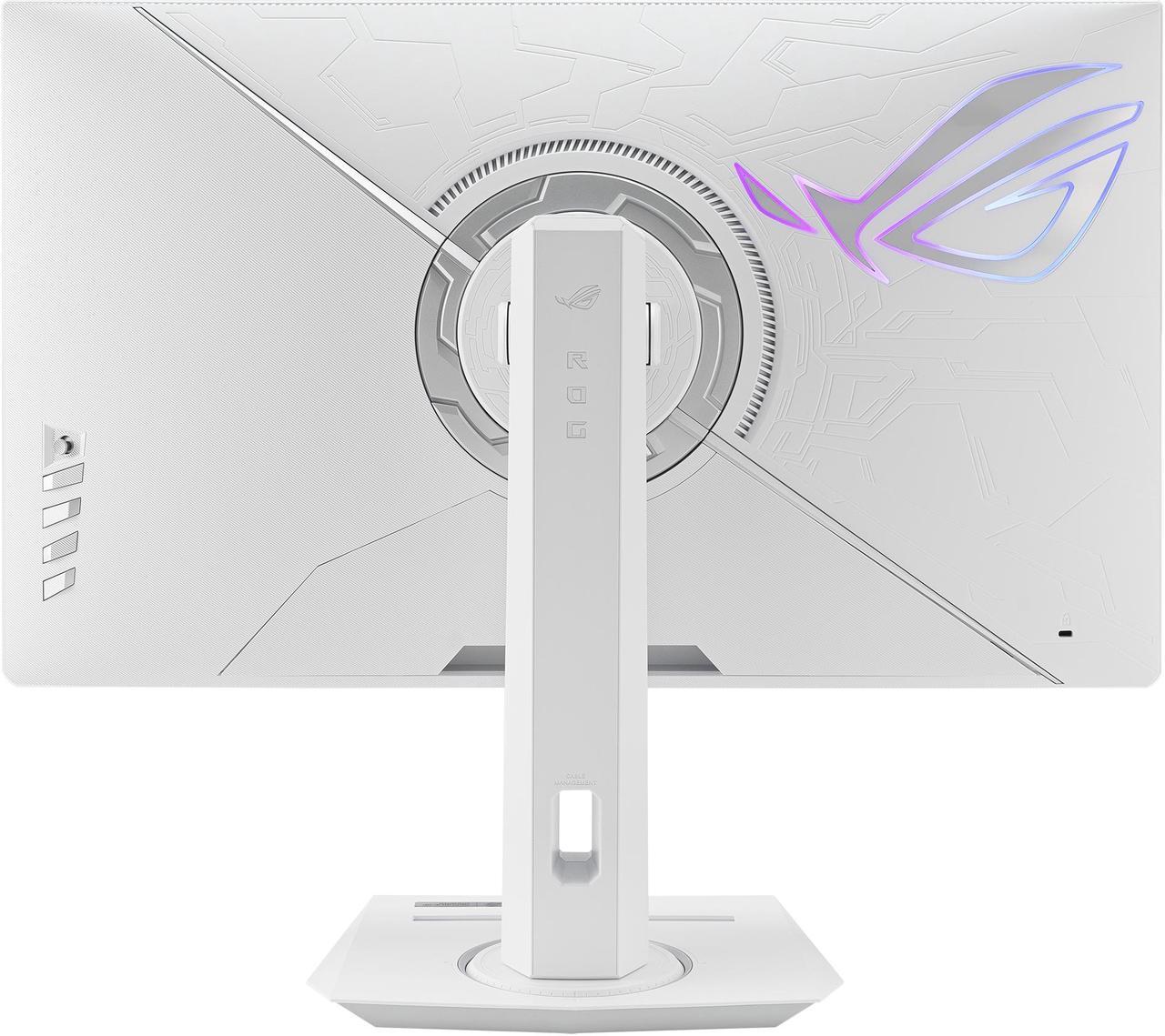 Alt view image 7 of 7 - ASUS ROG Strix 27" 4K HDR USB-C Gaming Monitor XG27UCG-W - White, UHD (3840x2160) Dual mode (4K 160Hz or FHD 320Hz), 1ms, Fast IPS, ELMB Sync, G-SYNC Compatible, AI Gaming