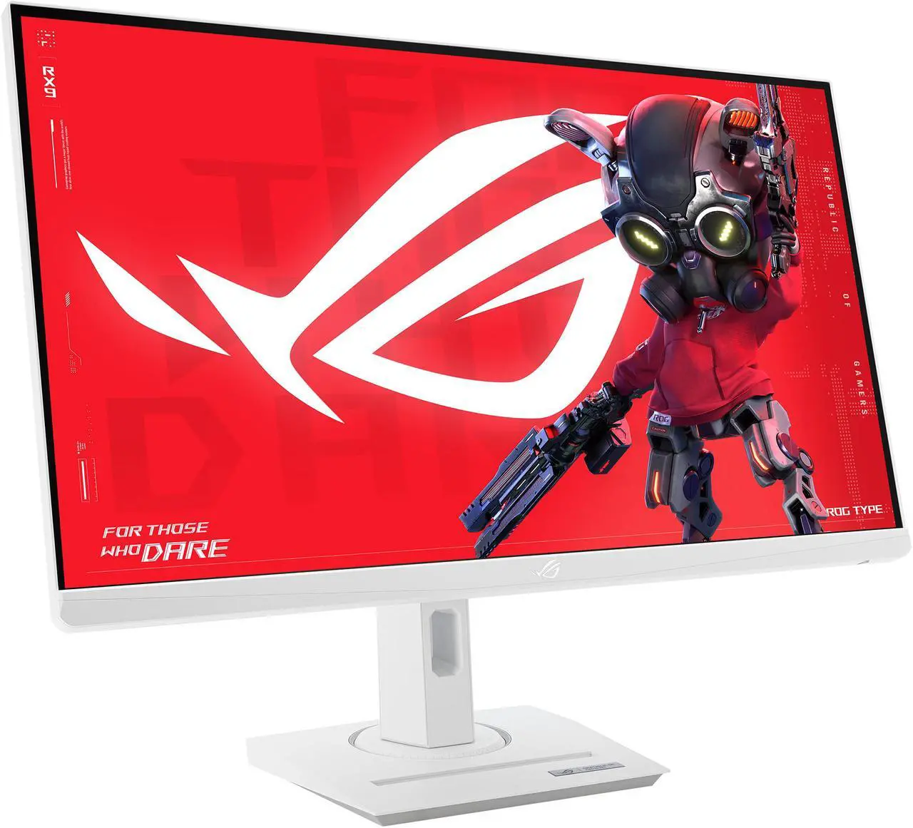 Alt view image 2 of 7 - ASUS ROG Strix 27" 4K HDR USB-C Gaming Monitor XG27UCG-W - White, UHD (3840x2160) Dual mode (4K 160Hz or FHD 320Hz), 1ms, Fast IPS, ELMB Sync, G-SYNC Compatible, AI Gaming