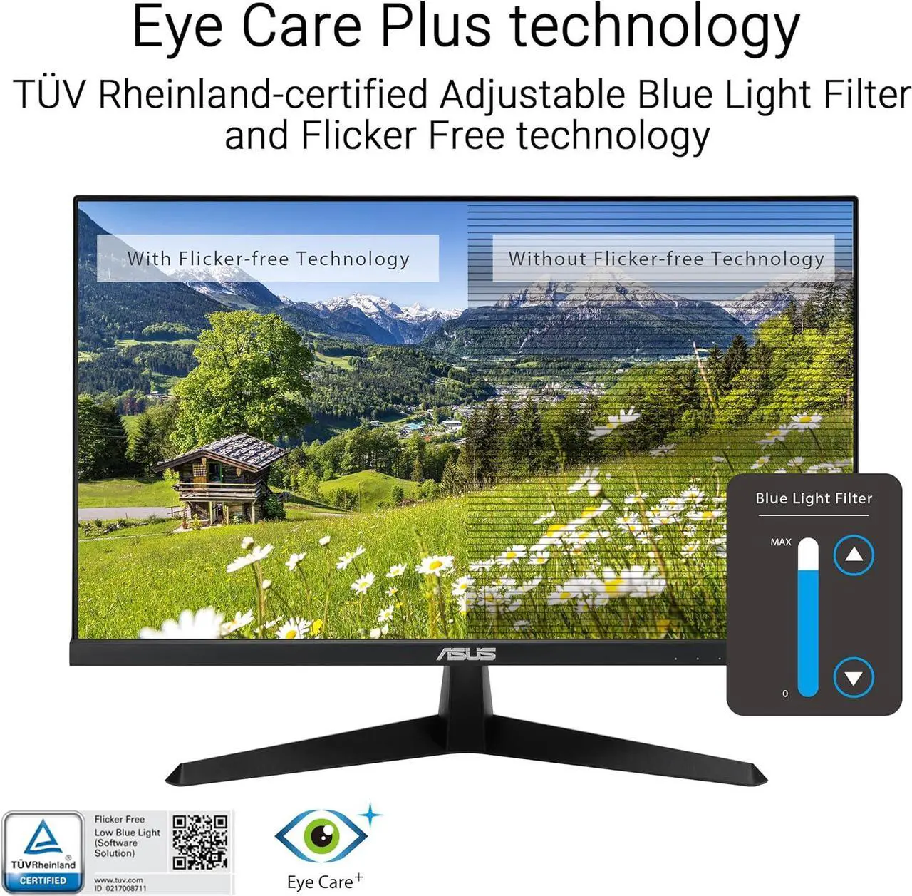 Alt view image 7 of 12 - ASUS 24" 120 Hz IPS FHD Monitor Adaptive-Sync VY249HGR