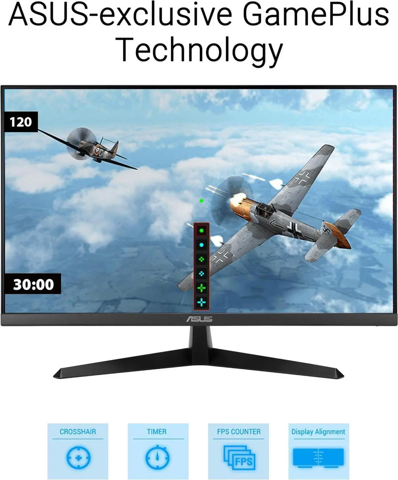 Alt view image 5 of 12 - ASUS 24" 120 Hz IPS FHD Monitor Adaptive-Sync VY249HGR
