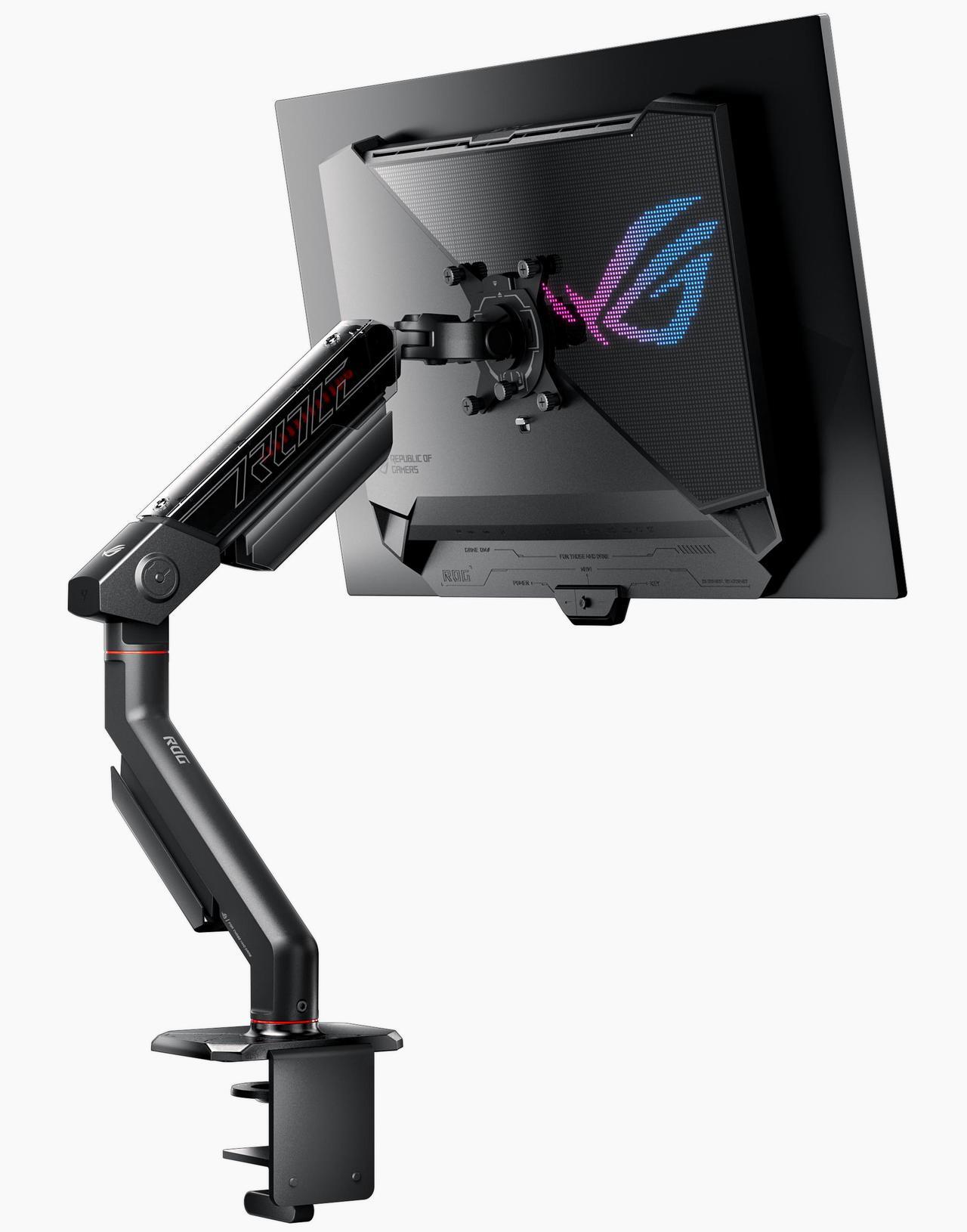 Alt view image 10 of 18 - ASUS ROG Swift 27" (26.5" viewable) 1440P OLED DSC Gaming Monitor (PG27AQDM-R) - QHD (2560x1440) 240Hz, 0.03ms, G-SYNC Compatible, 99% DCI-P3, True 10-bit, Monitor Arm Included