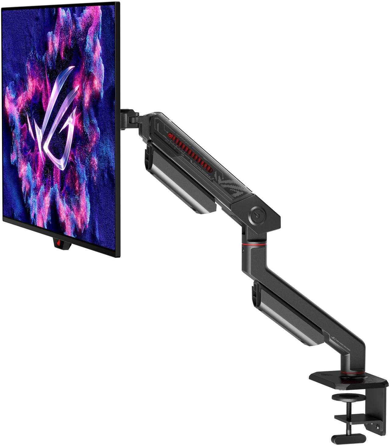 Alt view image 3 of 18 - ASUS ROG Swift 27" (26.5" viewable) 1440P OLED DSC Gaming Monitor (PG27AQDM-R) - QHD (2560x1440) 240Hz, 0.03ms, G-SYNC Compatible, 99% DCI-P3, True 10-bit, Monitor Arm Included