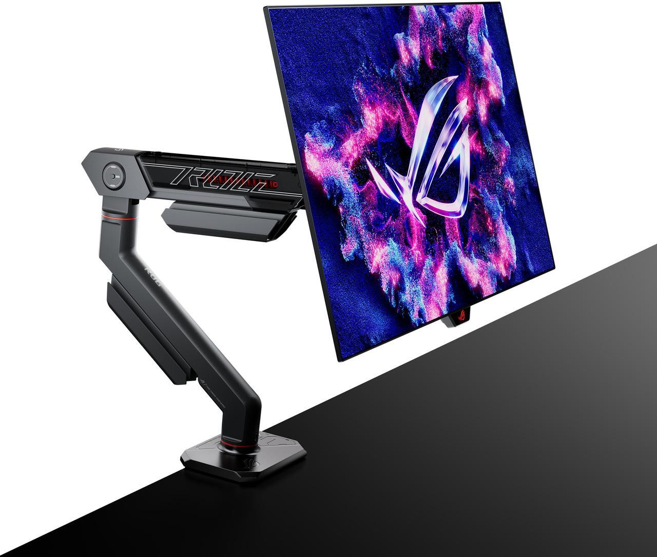 Alt view image 18 of 18 - ASUS ROG Swift 27" (26.5" viewable) 1440P OLED DSC Gaming Monitor (PG27AQDM-R) - QHD (2560x1440) 240Hz, 0.03ms, G-SYNC Compatible, 99% DCI-P3, True 10-bit, Monitor Arm Included