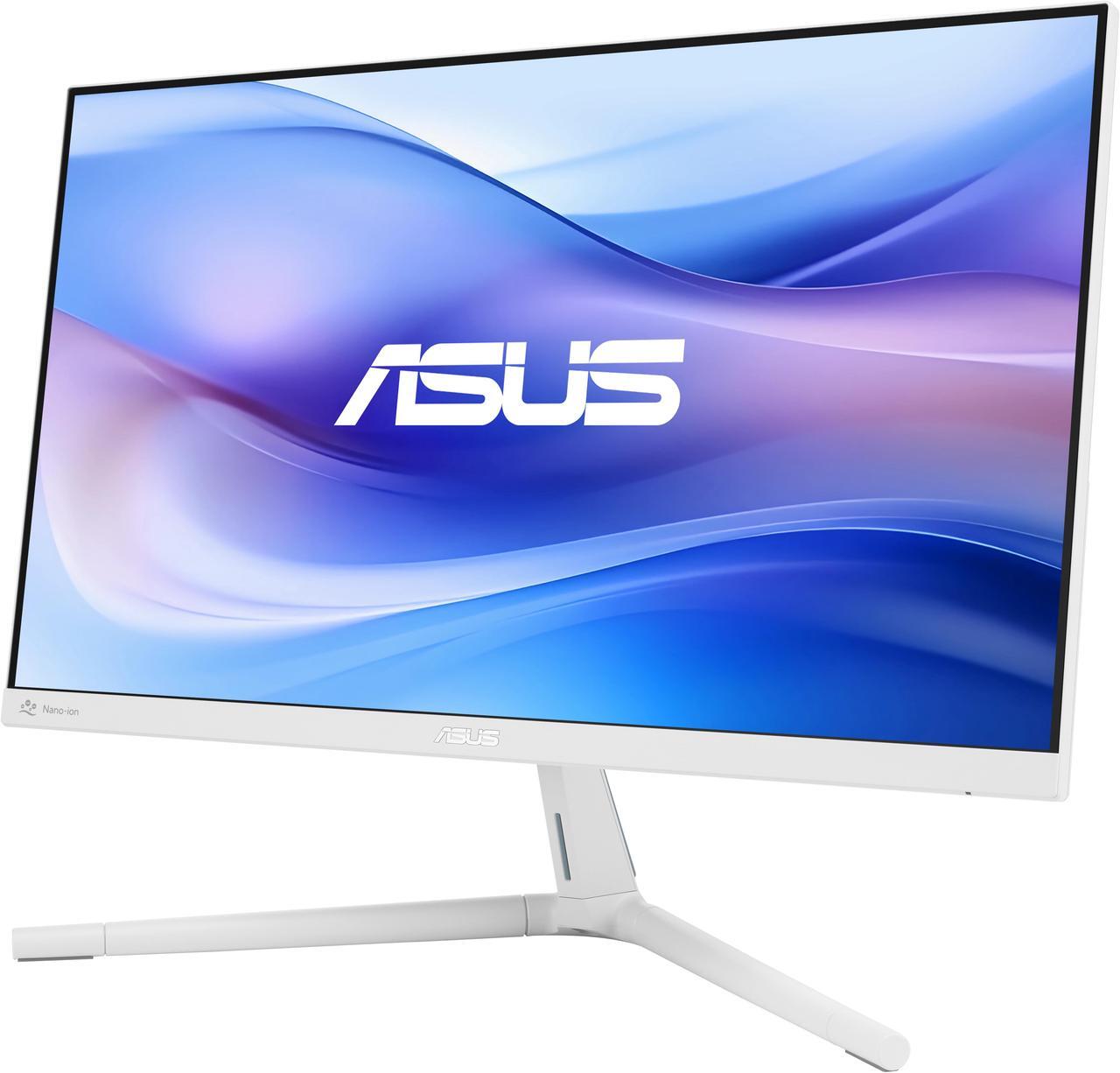 Alt view image 3 of 10 - ASUS VU249HFI-W Eye Care Monitor – 24" (23.8 inch viewable) Full HD (1920 x 1080), IPS, 100Hz, SmoothMotion, Adaptive Sync, Nano-ion, Eye Care Plus technology, Blue Light Filter, Flicker Free
