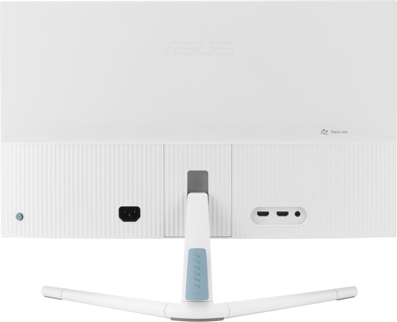 Alt view image 9 of 10 - ASUS VU249HFI-W Eye Care Monitor – 24" (23.8 inch viewable) Full HD (1920 x 1080), IPS, 100Hz, SmoothMotion, Adaptive Sync, Nano-ion, Eye Care Plus technology, Blue Light Filter, Flicker Free