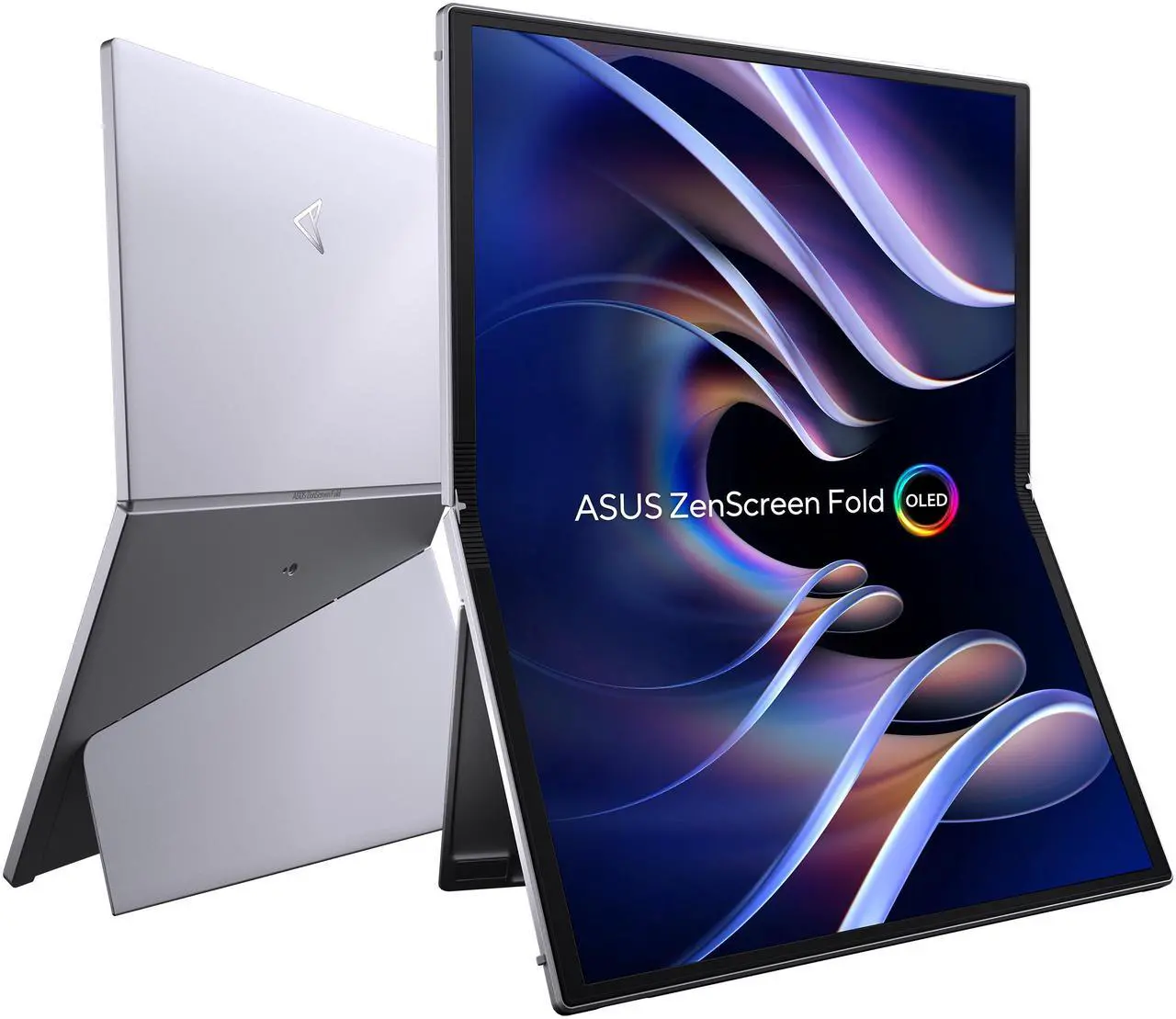 Alt view image 5 of 14 - ASUS ZenScreen Fold OLED 17.3" 1440P USB-C Portable Monitor (MQ17QH - QHD (2560x1920), Water-drop Hinge, DisplayHDR500 True Black, 100% DCI-P3, mini-HDMI, Tripod hole, Kickstand, FSC