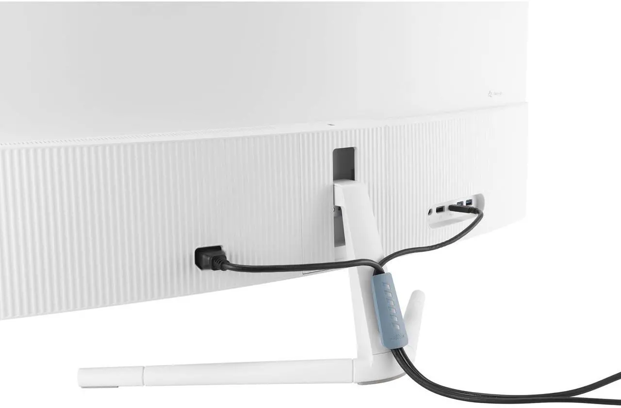Alt view image 7 of 16 - ASUS 34" Ultra-wide Curved Eye Care Monitor (VU34WCIP-W) - WQHD (3440x1440), 1500R Curvature, Frameless, 100Hz, Nano-ion, SmoothMotion, Eye Care Plus, USB-C PD 65W, Speakers