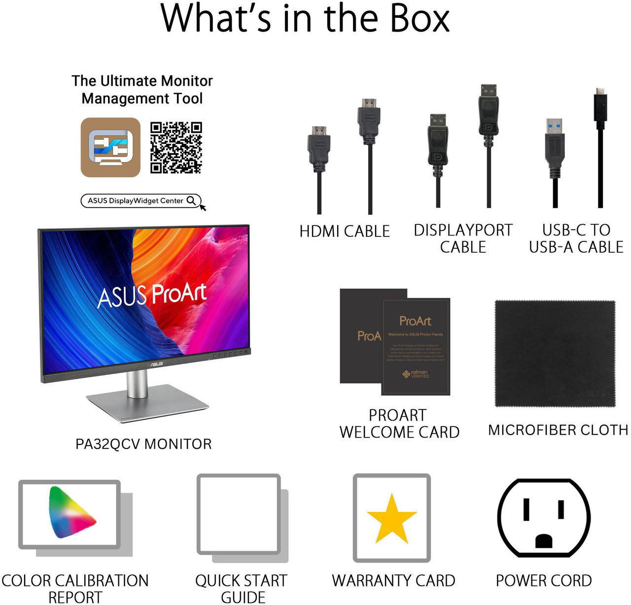 Open Box: ASUS ProArt Display PA32QCV 32"(31.5" viewable) 6K HDR Computer Monitor - Newegg.ca - Open Box condition - Image 32