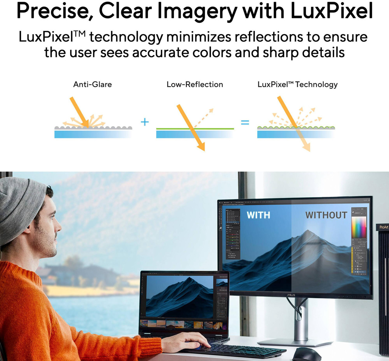 Open Box: ASUS ProArt Display PA32QCV 32"(31.5" viewable) 6K HDR Computer Monitor - Newegg.ca - Open Box condition - Image 37