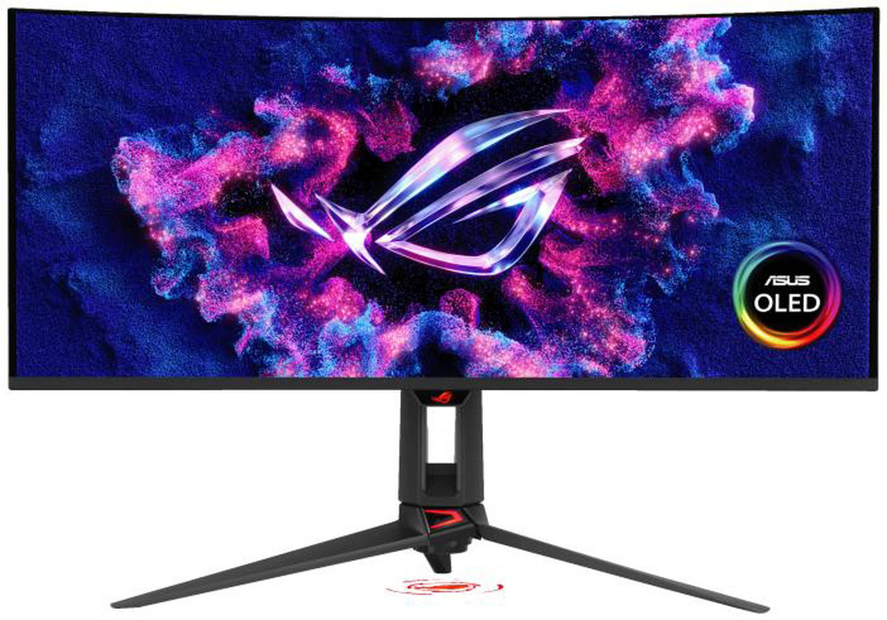 Open Box: ASUS ROG SWIFT 34 inch QHD 2K 1440P 360Hz AMD FreeSync Premium Pro & G-SYNC Compatible HDR500 AUTO KVM USB-C Curved OLED Gaming Computer Monitor with Height Adjustable, Swivel & Tilt Stand PG34WCDN - Newegg.ca - Open Box condition - Image 9