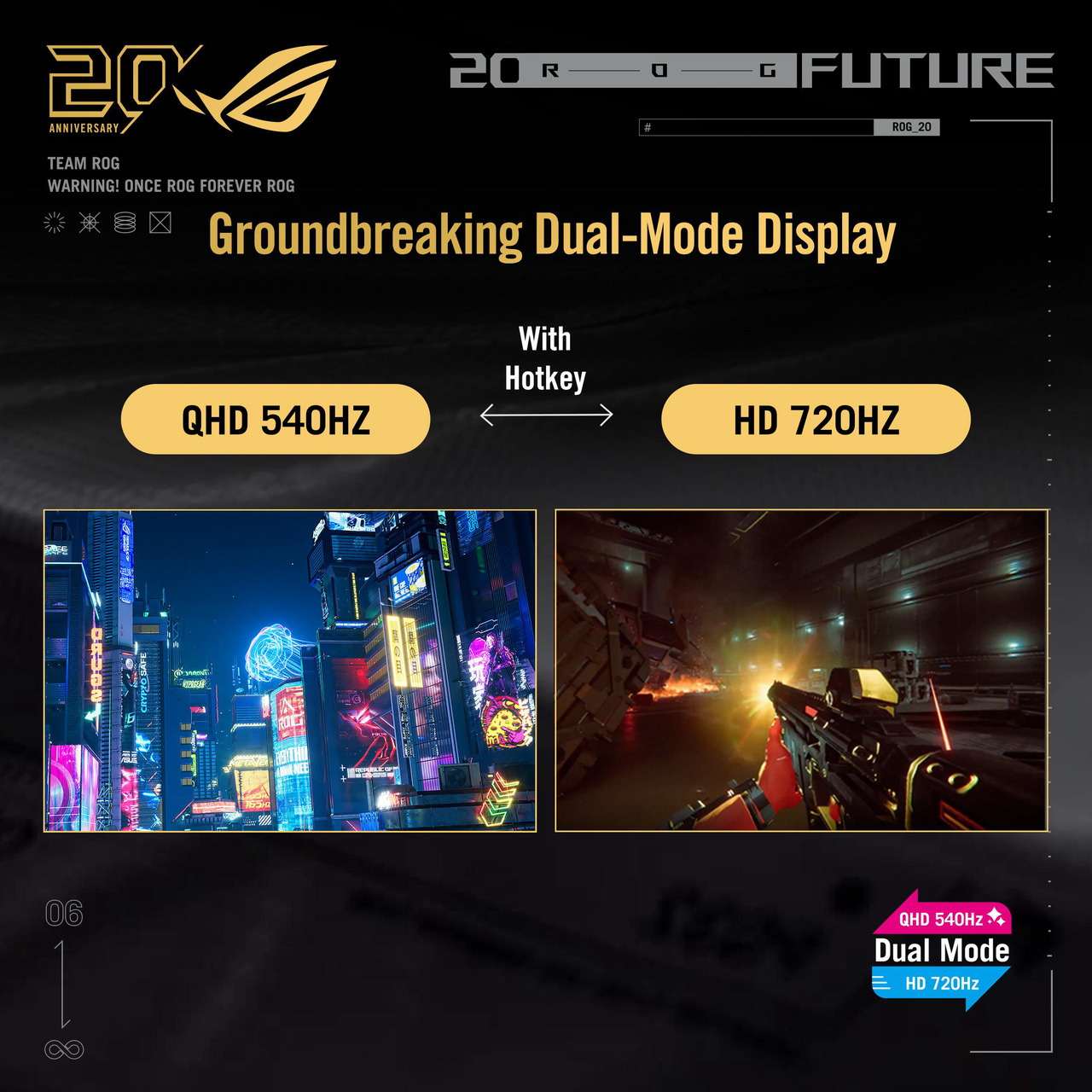Open Box: ASUS ROG Swift 27 inch (26.5" viewable) Dual Mode QHD 1440P 540Hz Full HD 720Hz AMD FreeSync Premium Pro & G-SYNC compatible 0.02ms HDR500 OLED Gaming Computer Monitor PG27AQWP-G - Newegg.ca - Open Box condition - Image 28