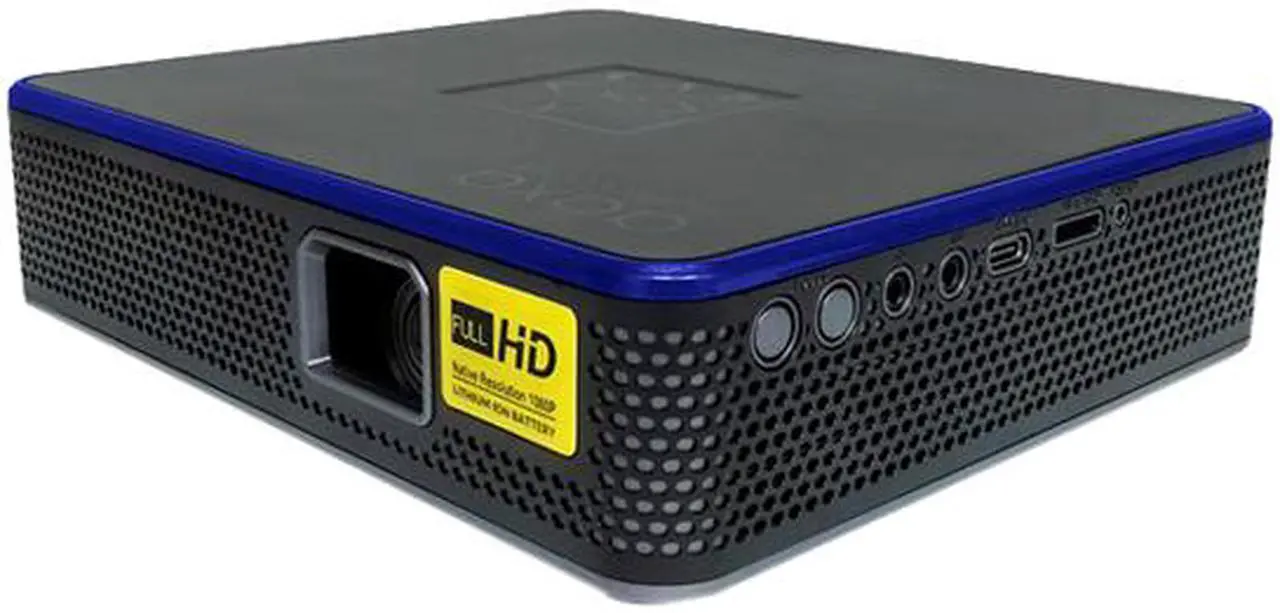 Alt view image 2 of 2 - AAXA M7 Business MP-700-01 DLP Projector, Black/Blue