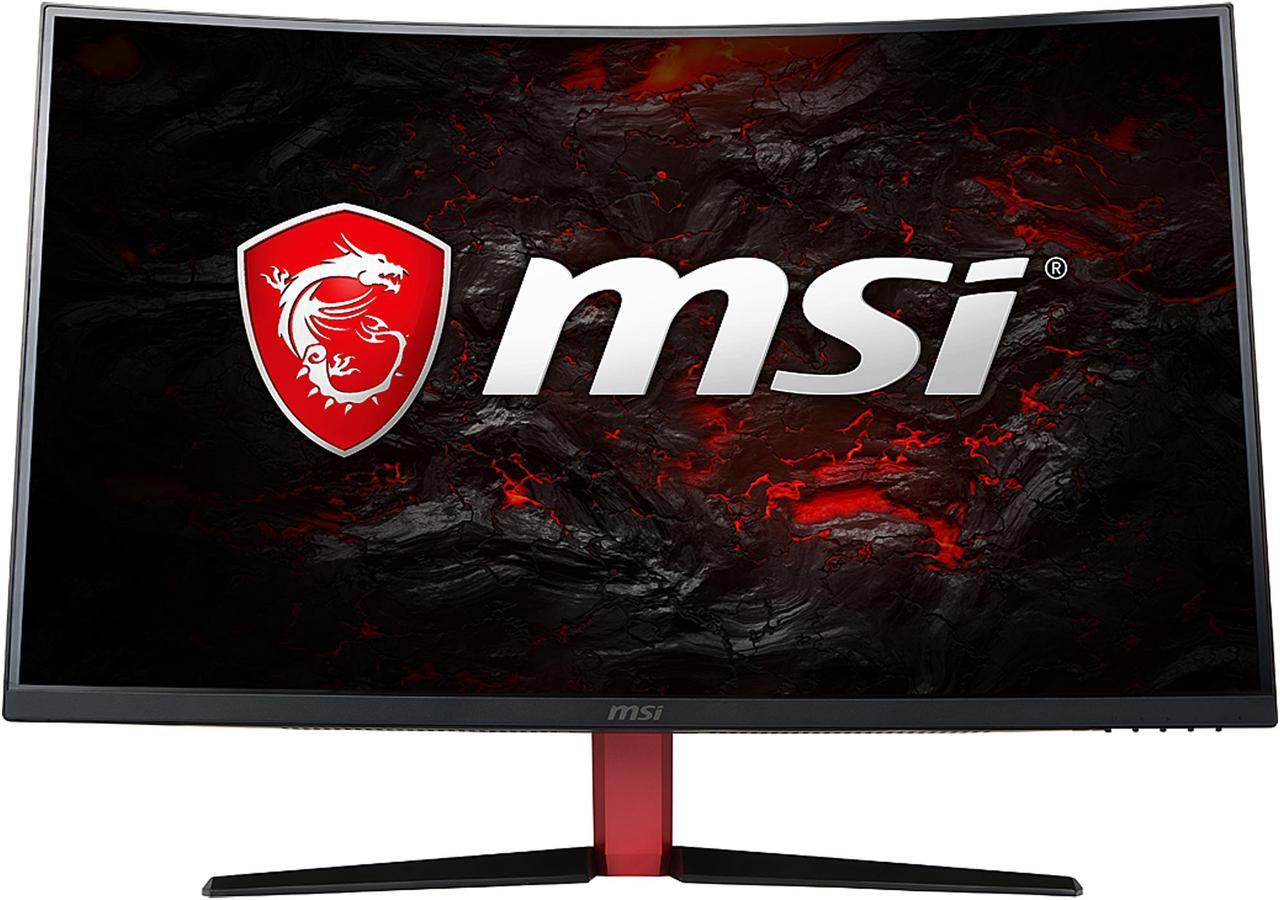 Alt view image 2 of 10 - MSI Optix AG32C 32" Red LED Non-Glare Super Narrow Bezel 1ms Response Full HD 1920 x 1080 165Hz Refresh Rate FreeSync Technology Curved Gaming Monitor