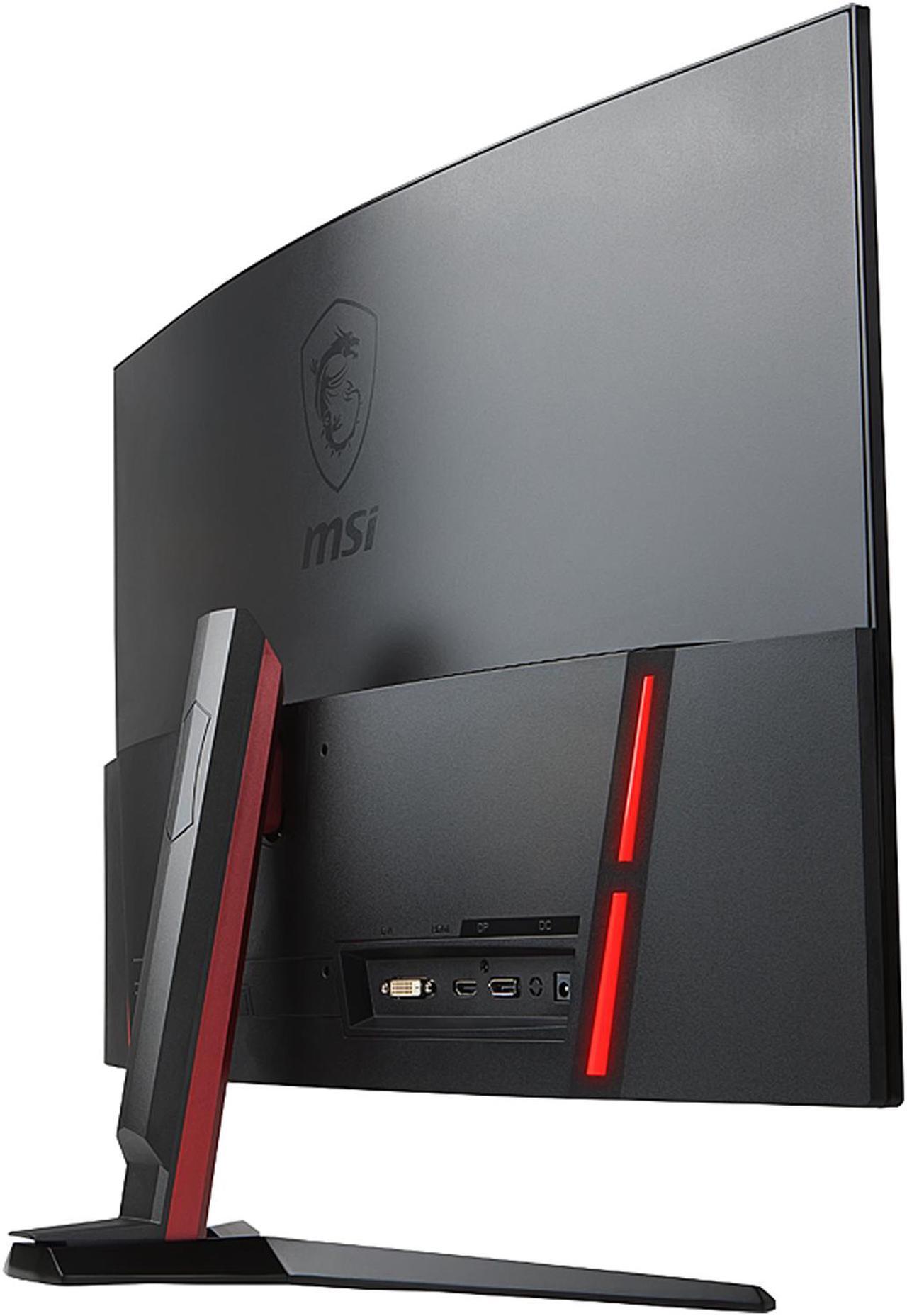 Alt view image 6 of 10 - MSI Optix AG32C 32" Red LED Non-Glare Super Narrow Bezel 1ms Response Full HD 1920 x 1080 165Hz Refresh Rate FreeSync Technology Curved Gaming Monitor