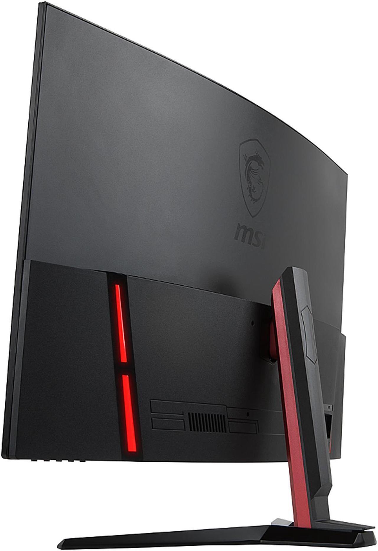 Alt view image 8 of 10 - MSI Optix AG32C 32" Red LED Non-Glare Super Narrow Bezel 1ms Response Full HD 1920 x 1080 165Hz Refresh Rate FreeSync Technology Curved Gaming Monitor