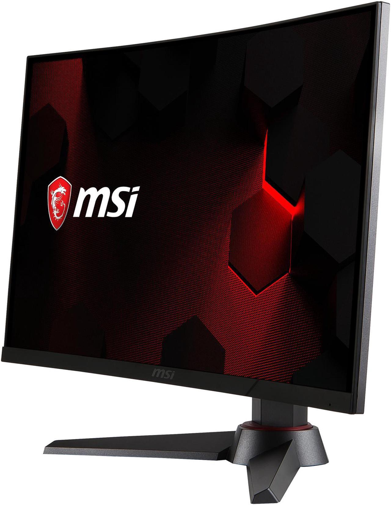 MSI Optix MAG24C 24" Non-Glare 1ms Widescreen Full HD 1920 x 1080 144Hz Refresh Rate Curved Gaming Monitor with AMD FreeSync Technology