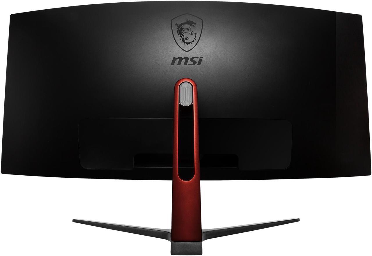 Alt view image 8 of 15 - MSI Optix MAG341CQ 34" UWQHD 3440 x 1440 2K 100Hz DisplayPort HDMI DVI AMD FreeSync Anti-Flicker UltraWide Anti-Glare Backlit LED Curved Gaming Monitor