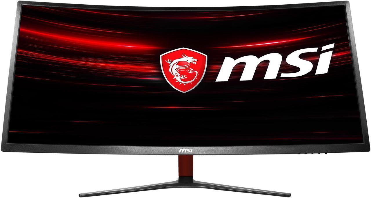 Alt view image 12 of 15 - MSI Optix MAG341CQ 34" UWQHD 3440 x 1440 2K 100Hz DisplayPort HDMI DVI AMD FreeSync Anti-Flicker UltraWide Anti-Glare Backlit LED Curved Gaming Monitor