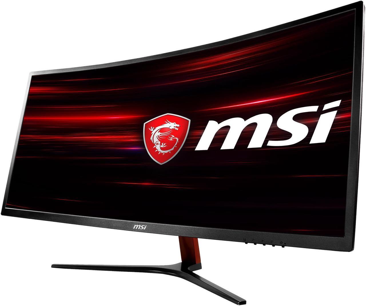 Main image of MSI Optix MAG341CQ 34" UWQHD 3440 x 1440 2K 100Hz DisplayPort HDMI DVI AMD FreeSync Anti-Flicker UltraWide Anti-Glare Backlit LED Curved Gaming Monitor