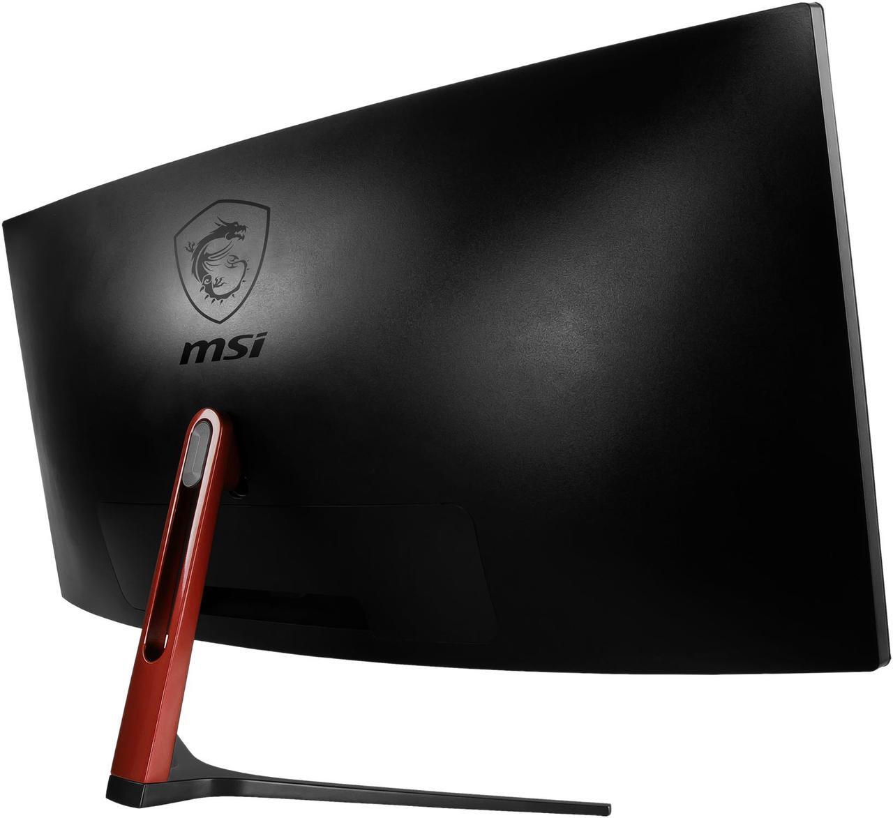 Alt view image 7 of 15 - MSI Optix MAG341CQ 34" UWQHD 3440 x 1440 2K 100Hz DisplayPort HDMI DVI AMD FreeSync Anti-Flicker UltraWide Anti-Glare Backlit LED Curved Gaming Monitor