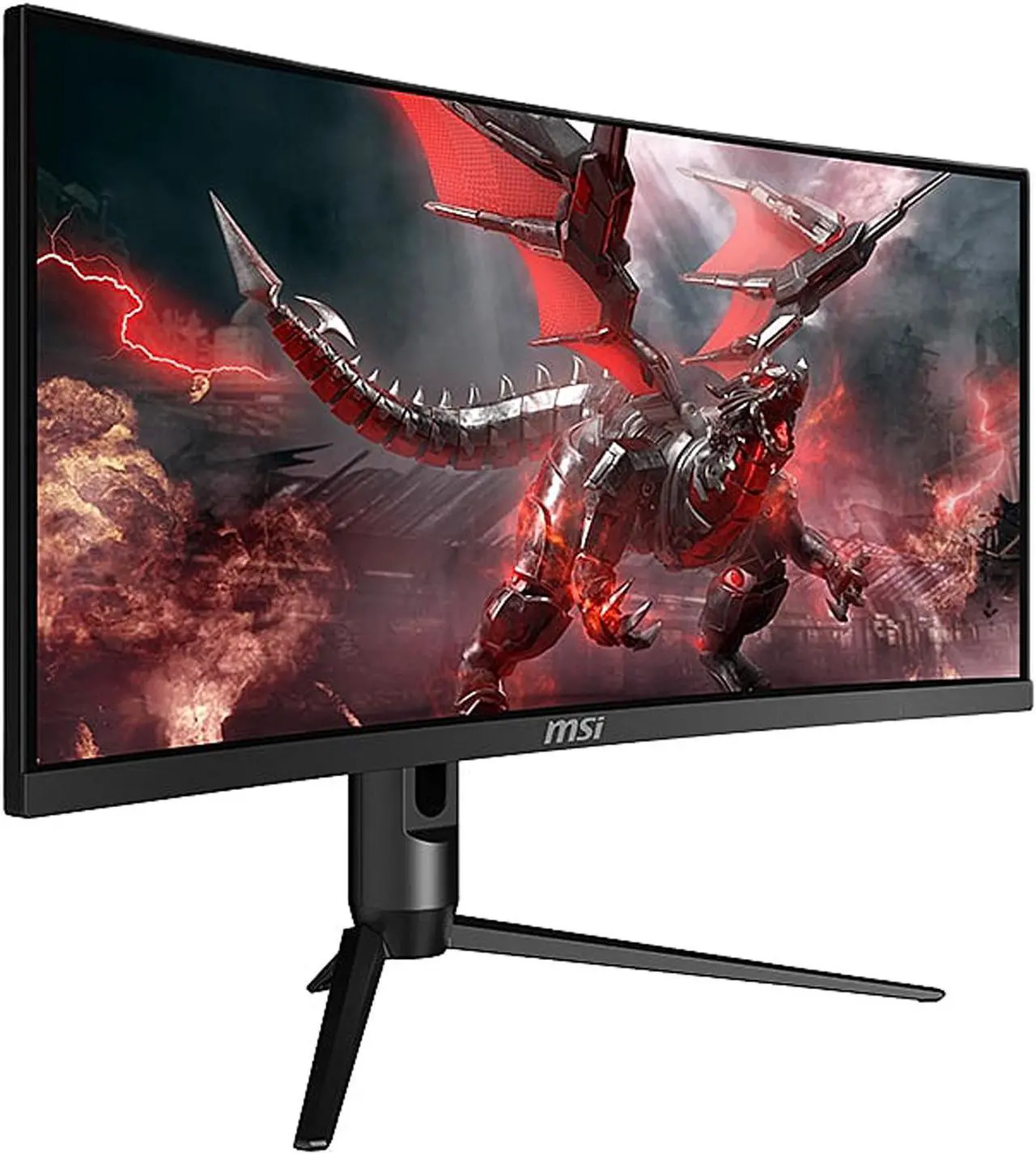 Alt view image 4 of 9 - MSI Optix MAG301CR 30" WFHD 2560 x 1080 1ms 200Hz 21:9 2x HDMI, DisplayPort, USB Type-C 3.2 USB Hub AMD FreeSync Backlit LED Curved Gaming Monitor