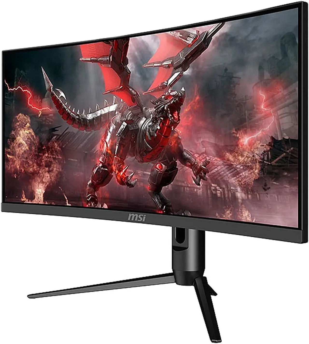 Alt view image 3 of 9 - MSI Optix MAG301CR 30" WFHD 2560 x 1080 1ms 200Hz 21:9 2x HDMI, DisplayPort, USB Type-C 3.2 USB Hub AMD FreeSync Backlit LED Curved Gaming Monitor