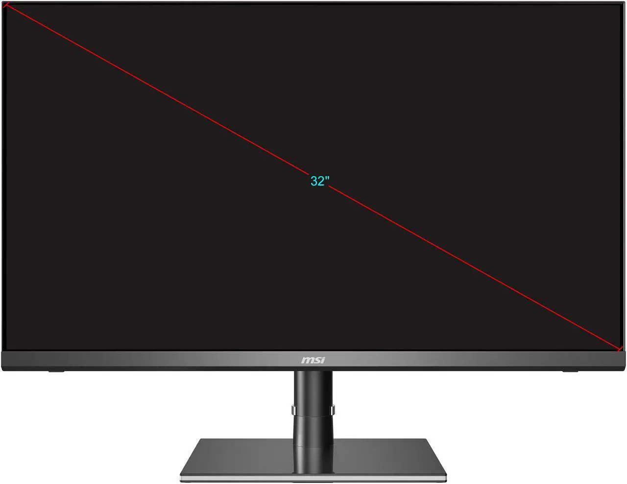 Alt view image 2 of 9 - MSI Creator PS321QR 32" WQHD 2560 x 1440 (2K) 1ms (GTG) 165 Hz 2 x HDMI, DisplayPort, USB-C Gaming Monitor