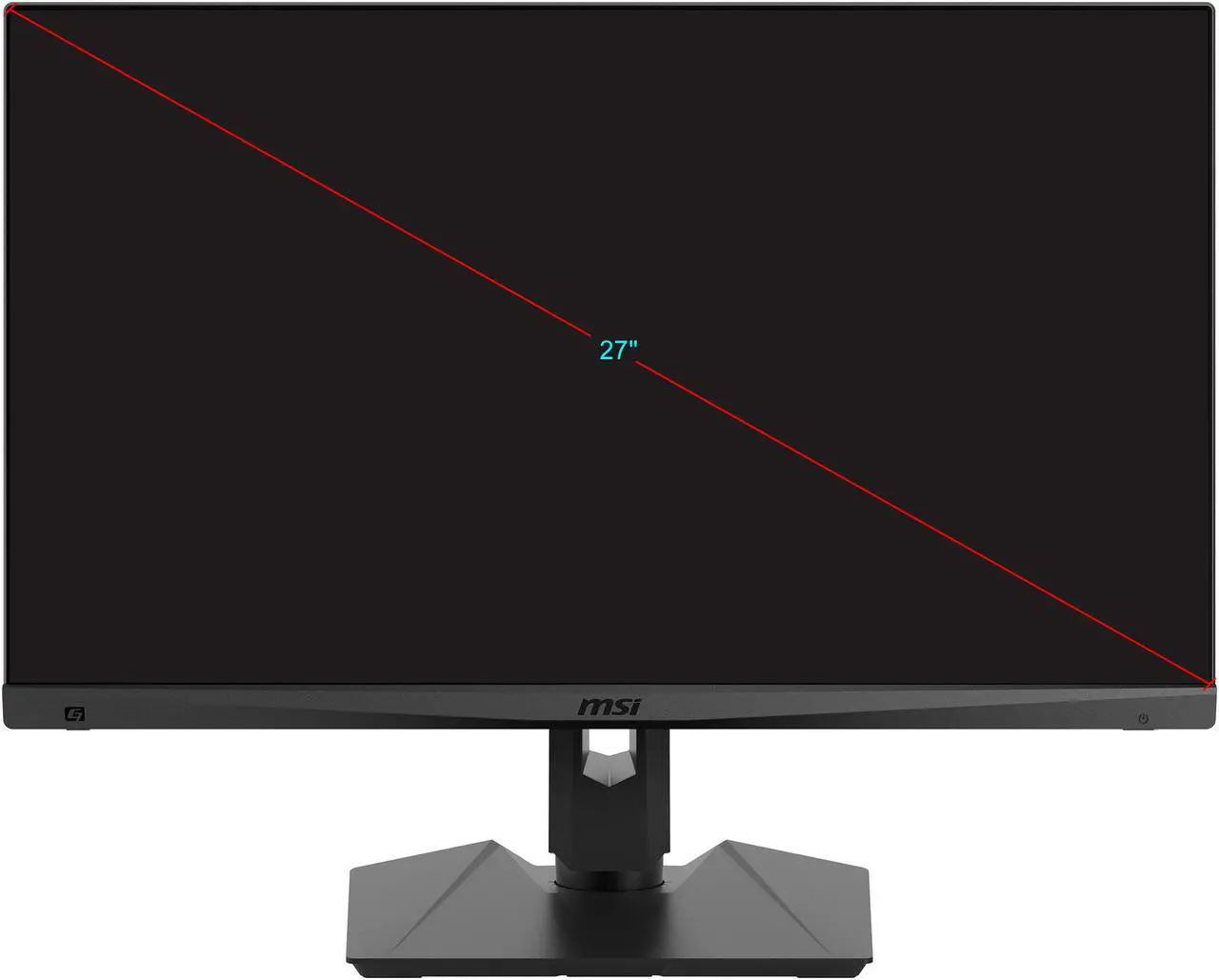 Alt view image 2 of 9 - MSI Optix MAG274R 27" Full HD 1920 x 1080 1ms (MPRT) 144Hz IPS, HDMI, DisplayPort, USB AMD FreeSync Height Adjustable Gaming Monitor