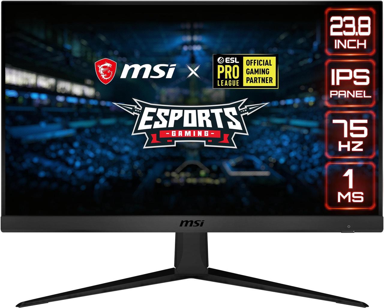 MSI Optix G241V E2 24" Full HD 1920 x 1080 1 ms 75 Hz HDMI, DisplayPort AMD FreeSync IPS Gaming Monitor