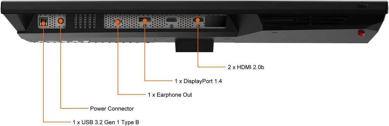 Alt view image 11 of 16 - MSI 24.5" Oculux NXG253R 1920 x 1080 FHD 360Hz Rapid IPS 1ms GTG DisplayPort HDMI USB 3.2 Tilt Swivel Pivot Height Adjust VESA G-Sync Gaming Monitor
